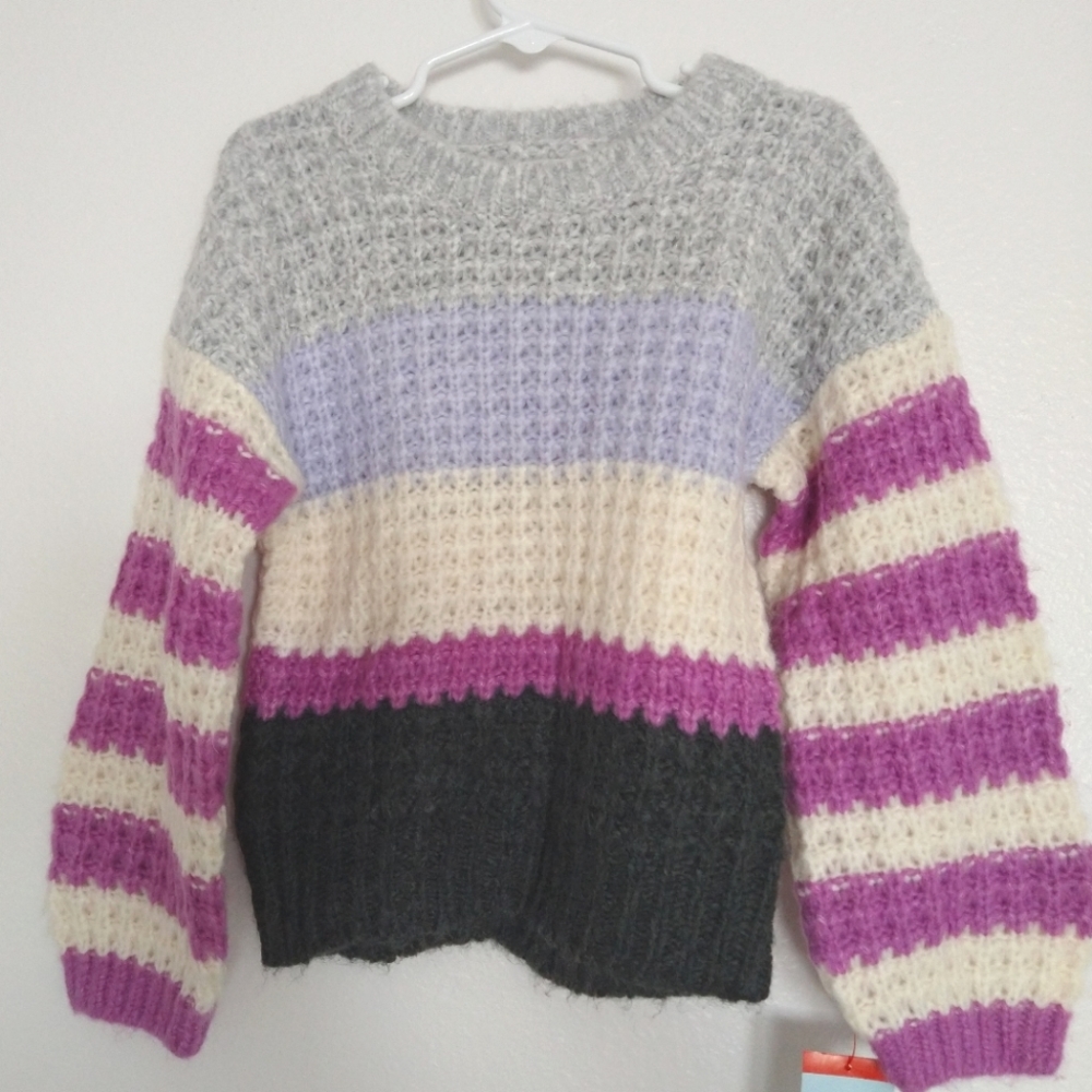Girls multi color sweater